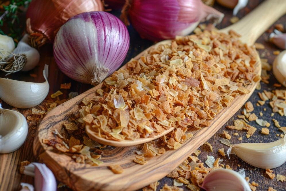 dehydrated onion garlic